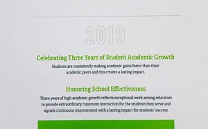 Gilbert receives Student Academic Growth Award - article thumnail image